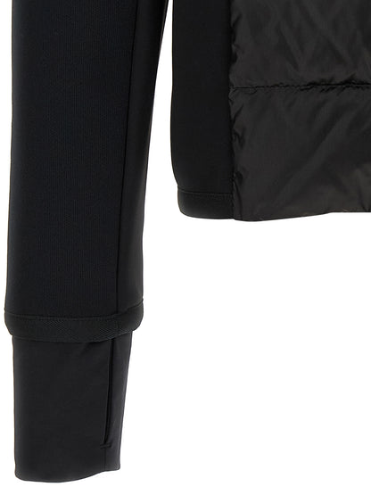 Black Polyamide Sweatshirt