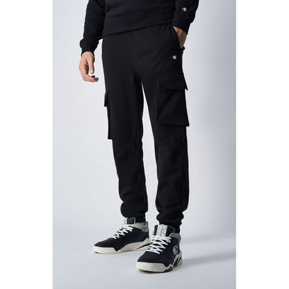 Black Cotton Joggers (Workout Pants)