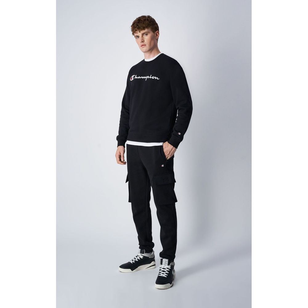 Black Cotton Joggers (Workout Pants)