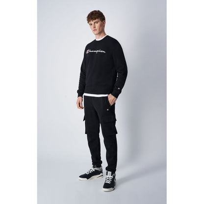 Black Cotton Joggers (Workout Pants)