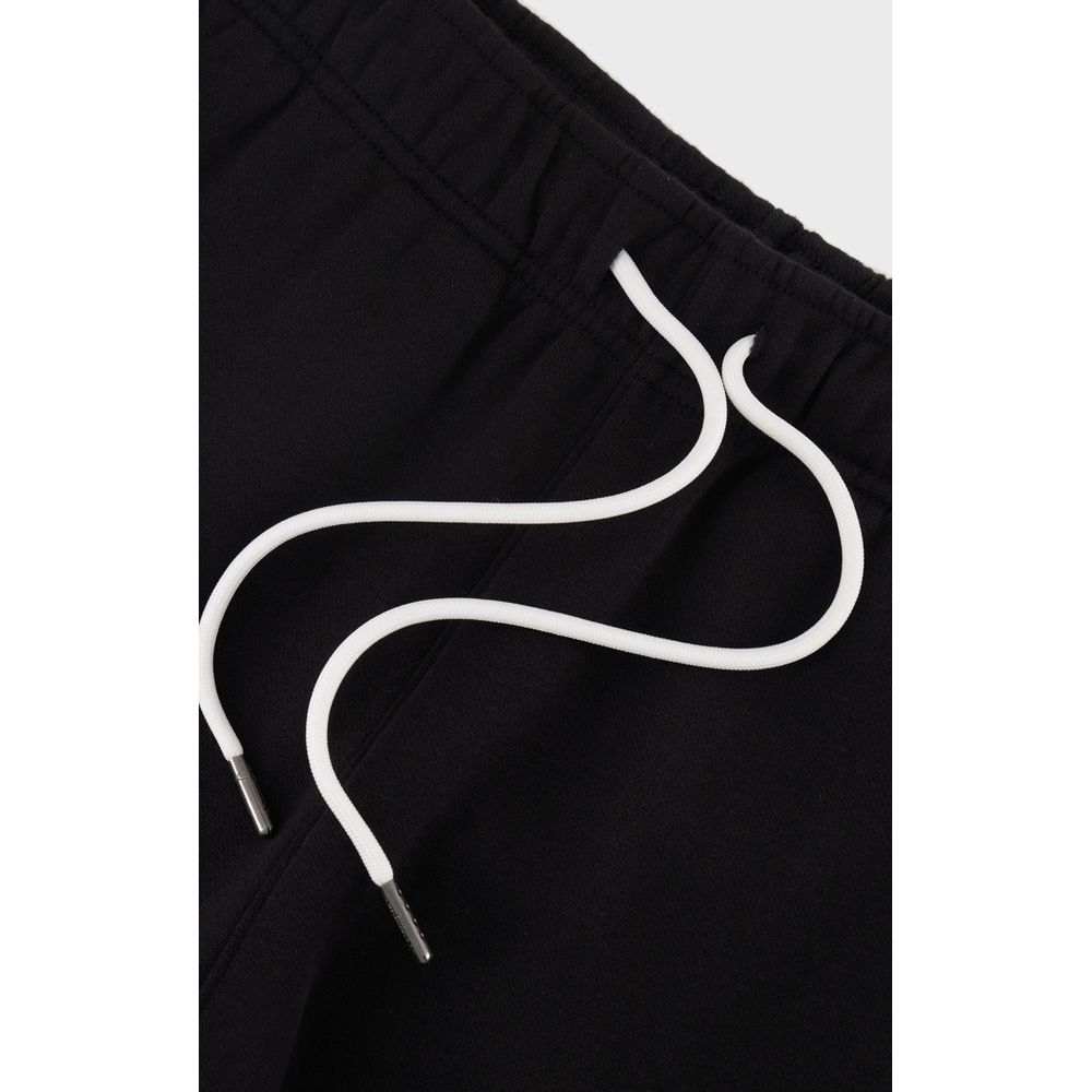 Black Cotton Joggers (Workout Pants)