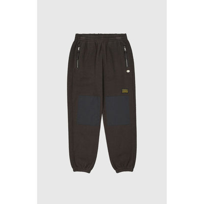 Black Polyester Joggers (Workout Pants)