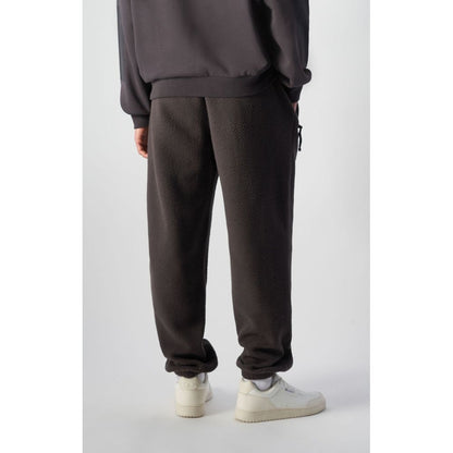 Black Polyester Joggers (Workout Pants)