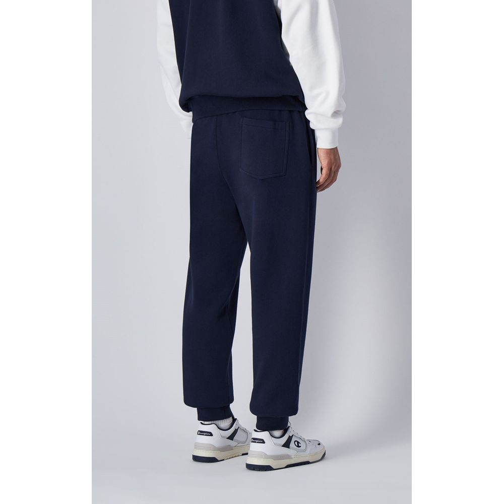 Navy Blue Cotton Joggers (Workout Pants)