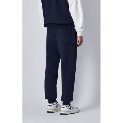 Navy Blue Cotton Joggers (Workout Pants)
