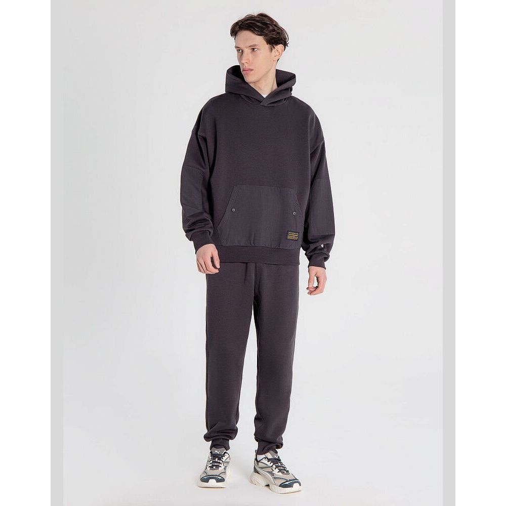 Black Cotton Sweatshirt