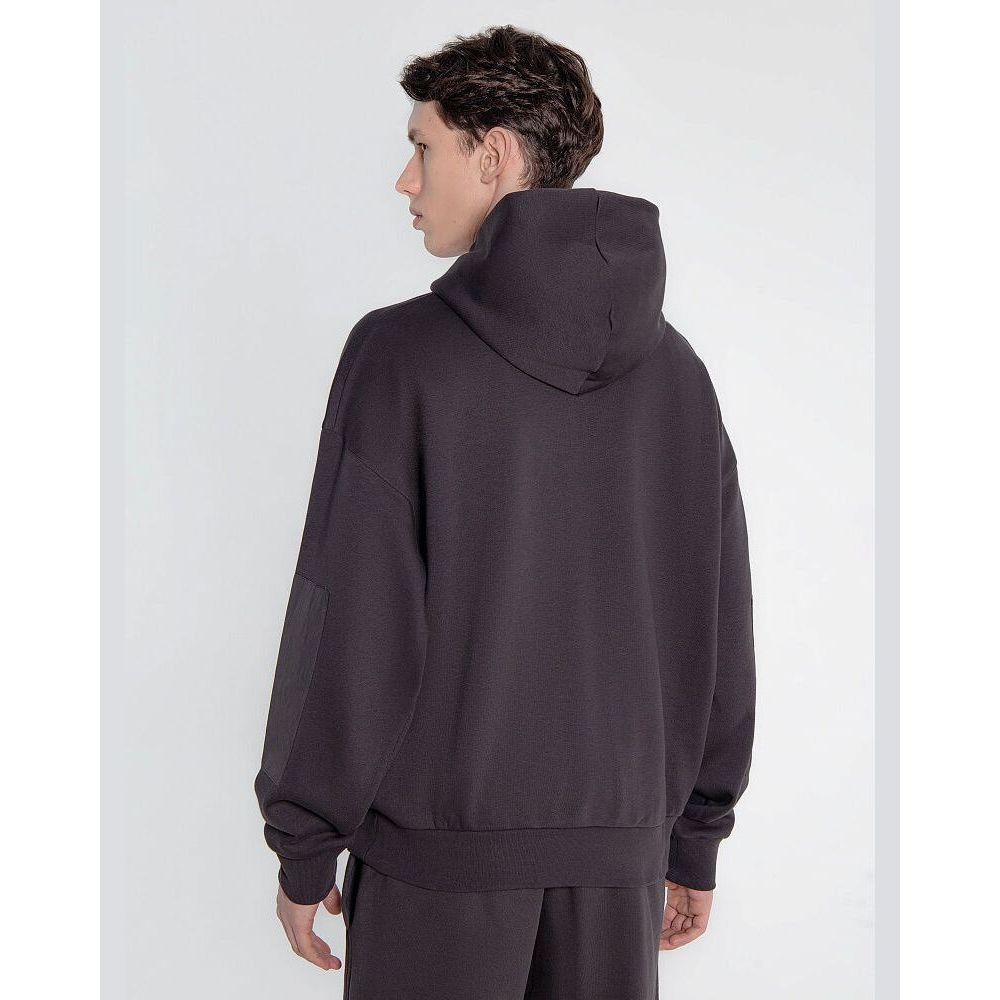 Black Cotton Sweatshirt