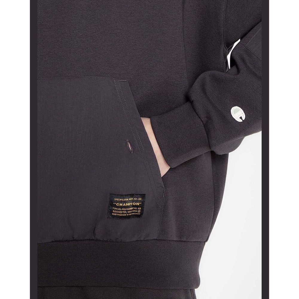 Black Cotton Sweatshirt