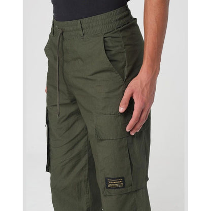 Green Cotton Cargo Pants