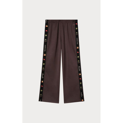 Beige Polyester Casual Pants