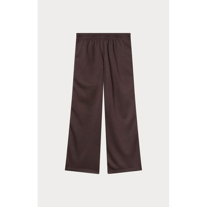 Beige Polyester Casual Pants