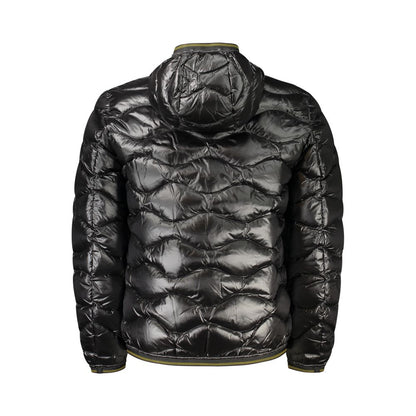 Black Polyamide Men's Jacket
