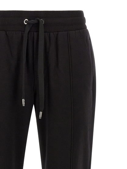 Black Cotton Joggers (Workout Pants)
