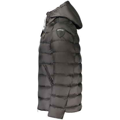 Black Polyamide Men's Jacket