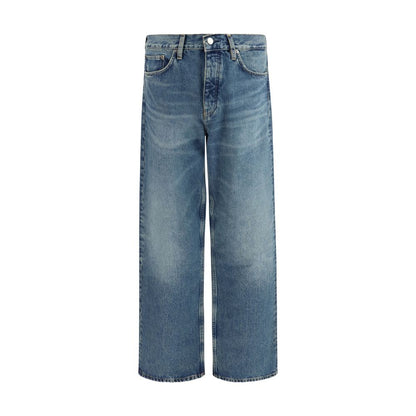 Blue Organic Cotton Relaxed Fit Jeans