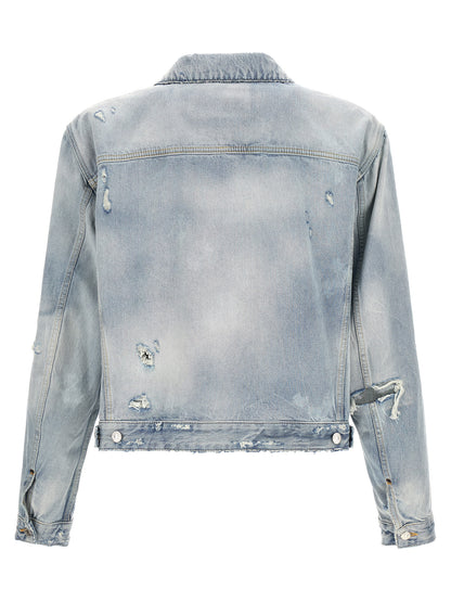 Blue Cotton Denim Jacket