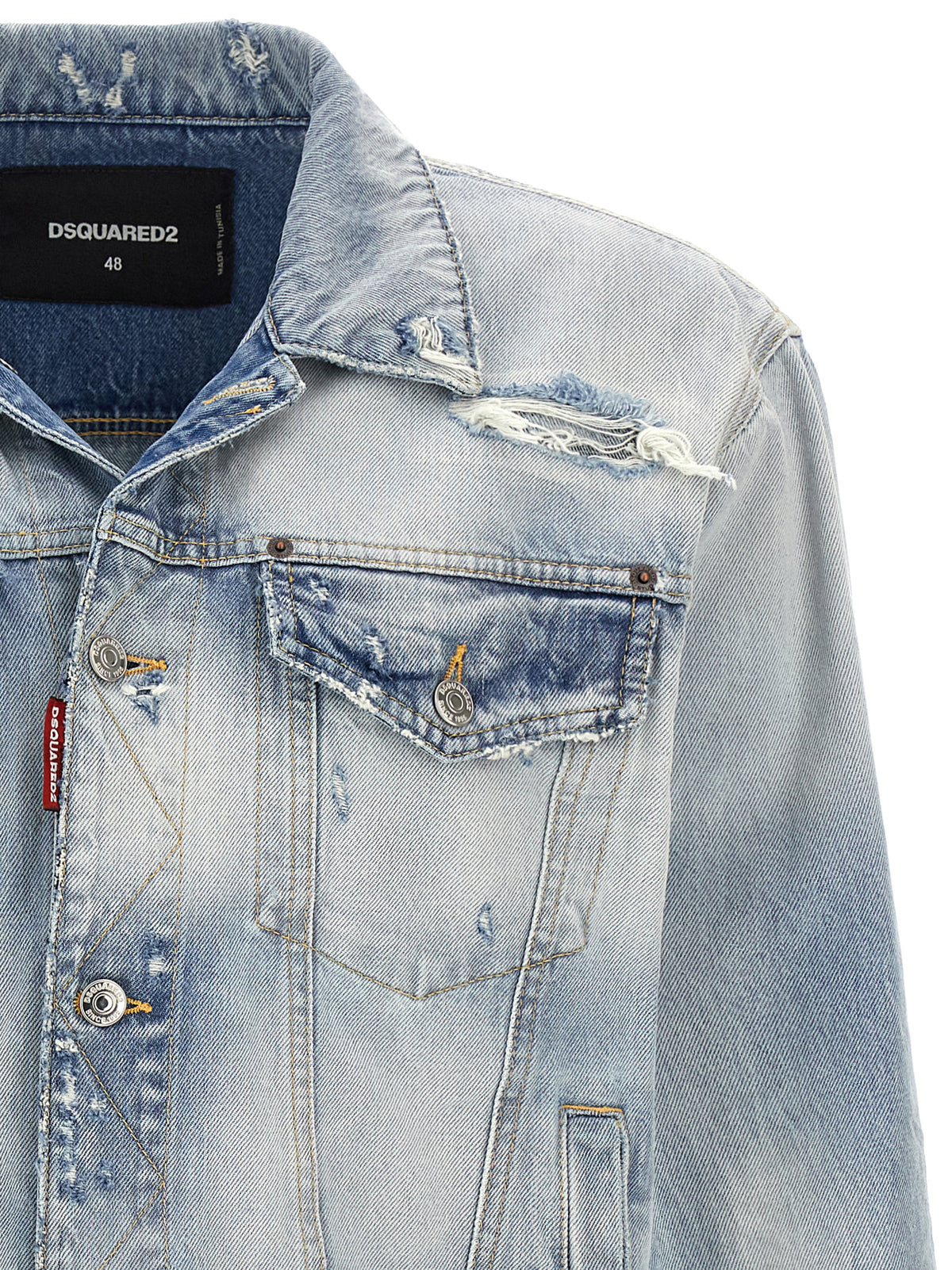 Blue Cotton Denim Jacket