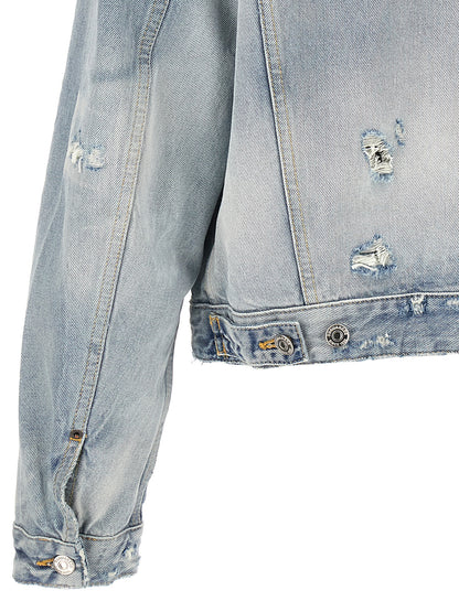 Blue Cotton Denim Jacket