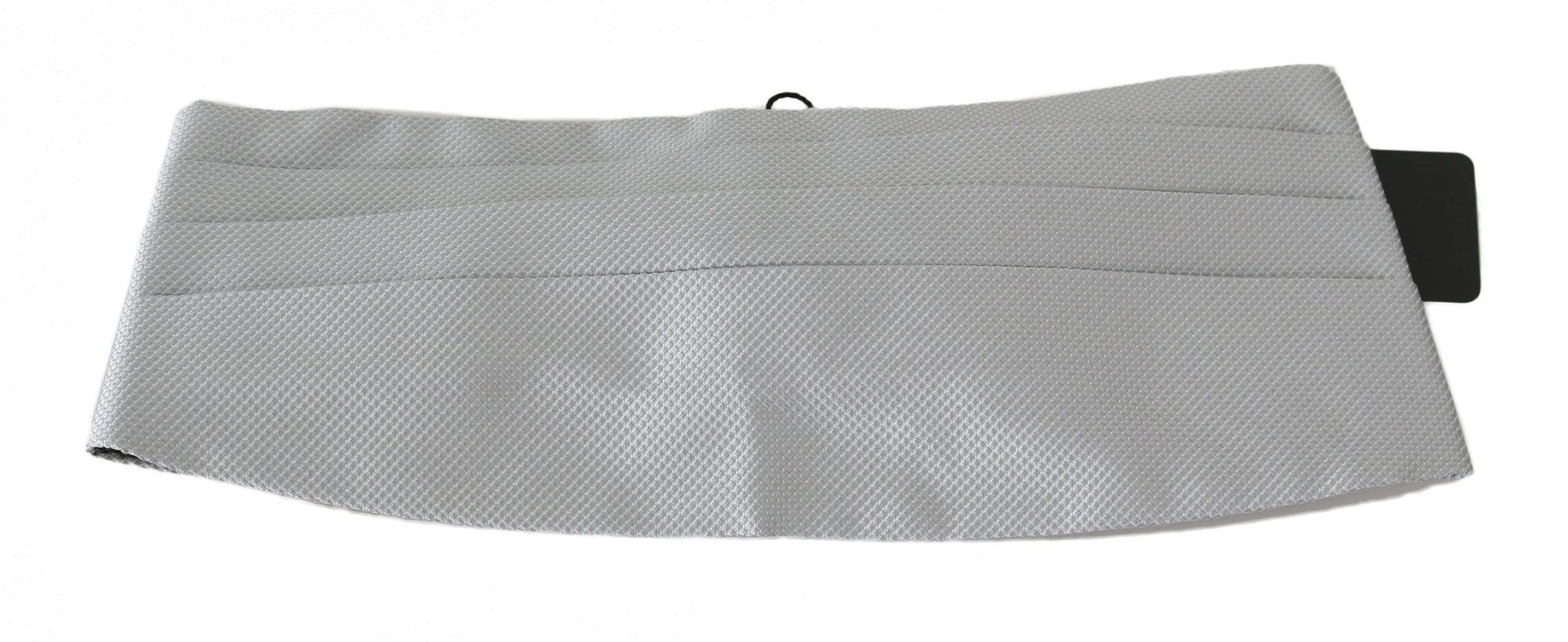 Gray Men Waist Belt 100% Silk Cummerbund Dolce & Gabbana