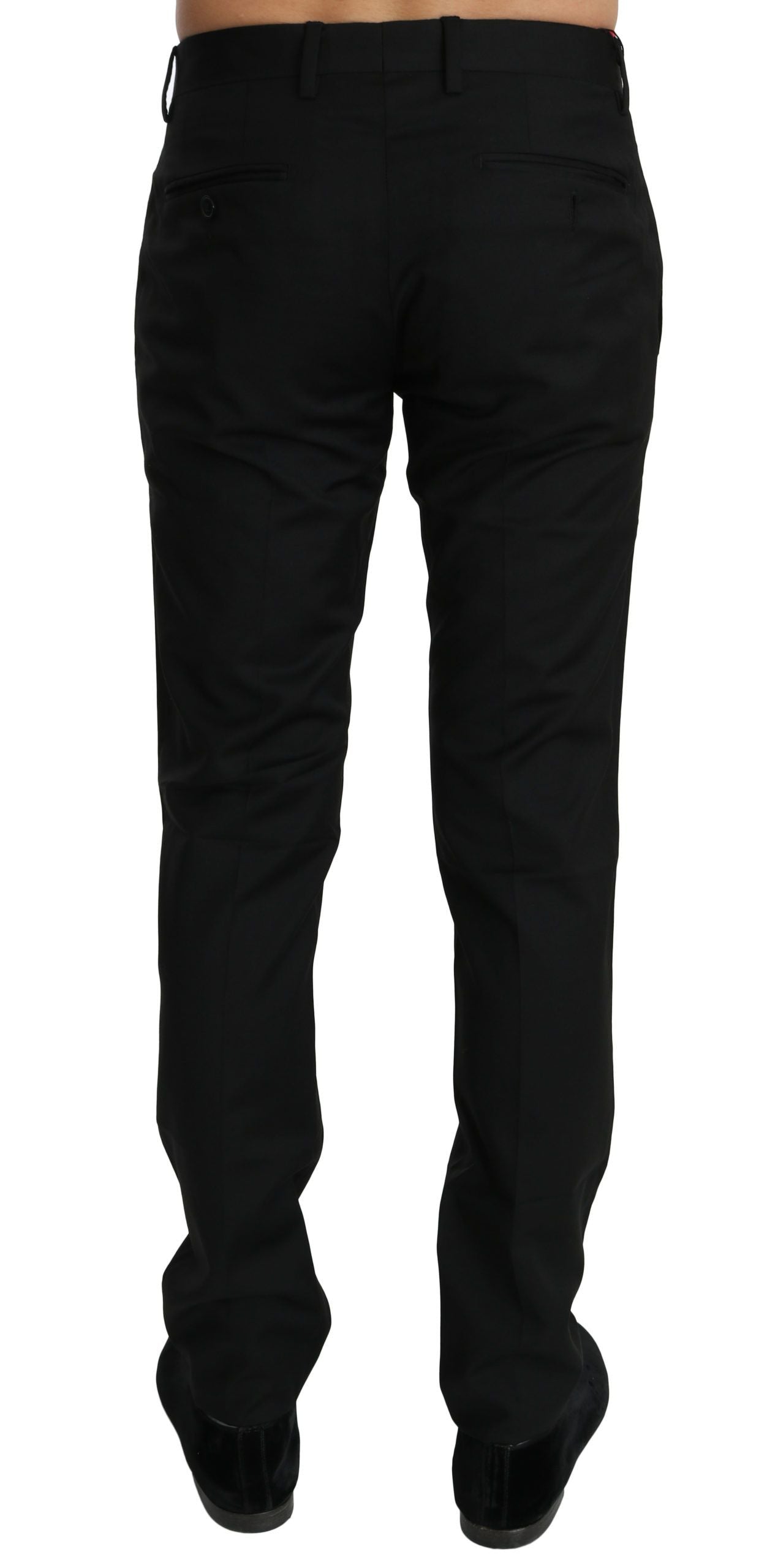 Black Dress Formal Trouser Mens Wool Pants Dolce & Gabbana