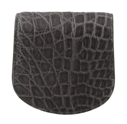 Gray Exotic Skin Condom Case Holder Pocket Wallet Dolce & Gabbana