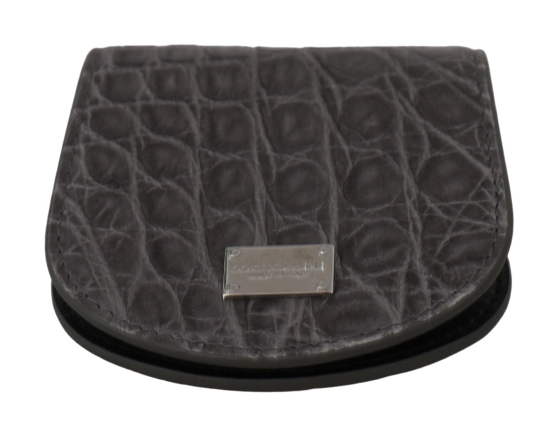 Gray Exotic Skin Condom Case Holder Pocket Wallet Dolce & Gabbana
