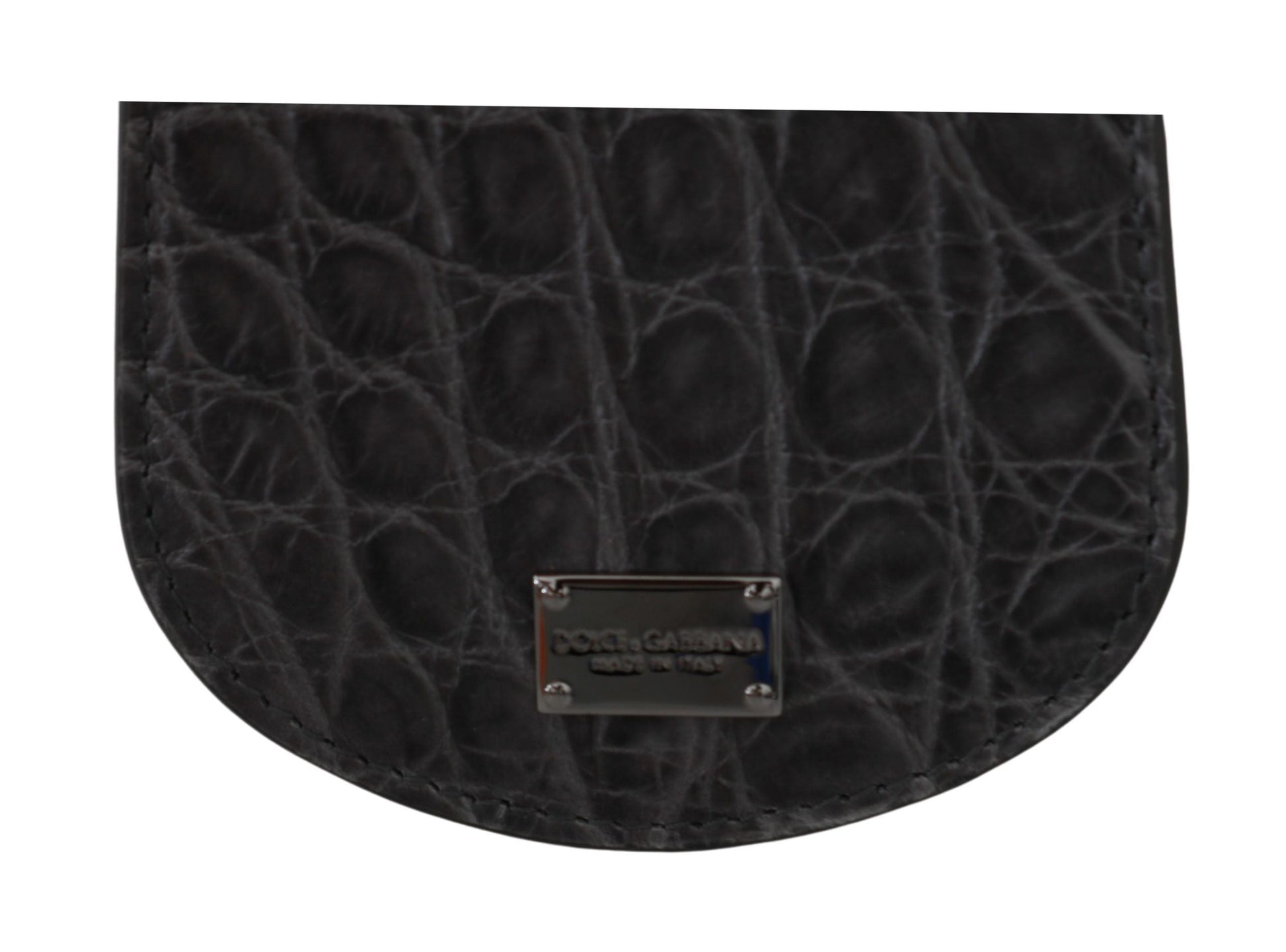 Gray Exotic Skin Condom Case Holder Pocket Wallet Dolce & Gabbana