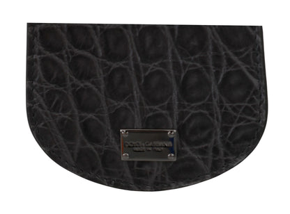 Gray Exotic Skin Condom Case Holder Pocket Wallet Dolce & Gabbana