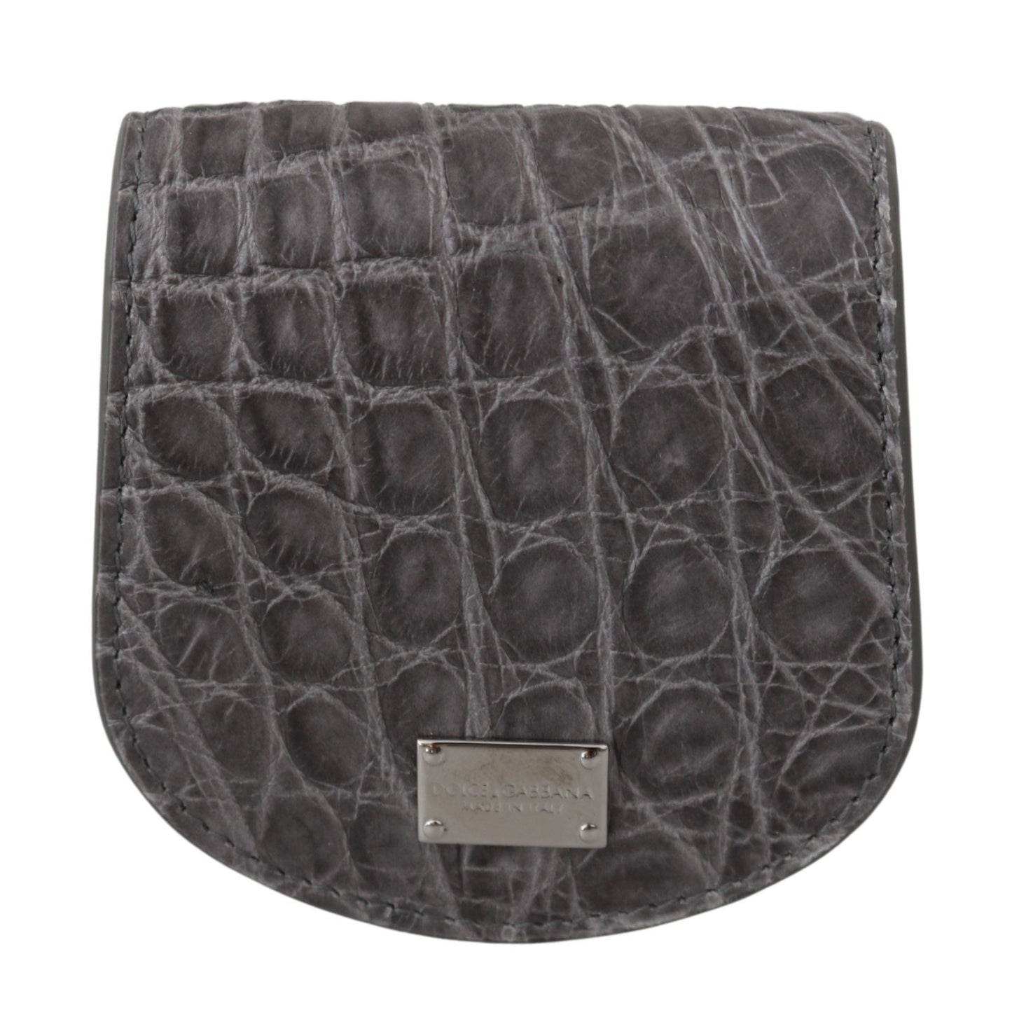 Gray Exotic Skin Condom Case Holder Pocket Wallet Dolce & Gabbana