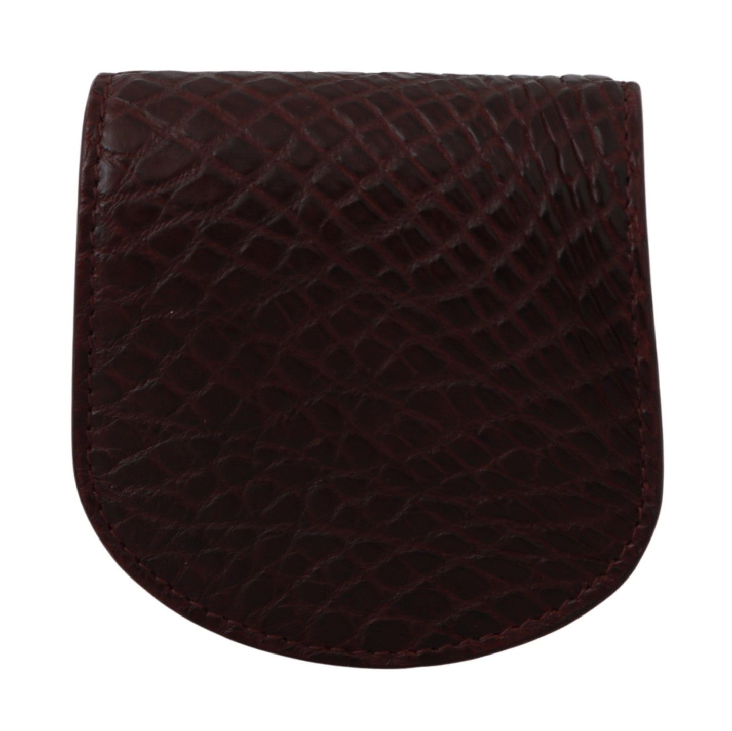 Brown Exotic Skin Pocket Condom Case Holder Dolce & Gabbana