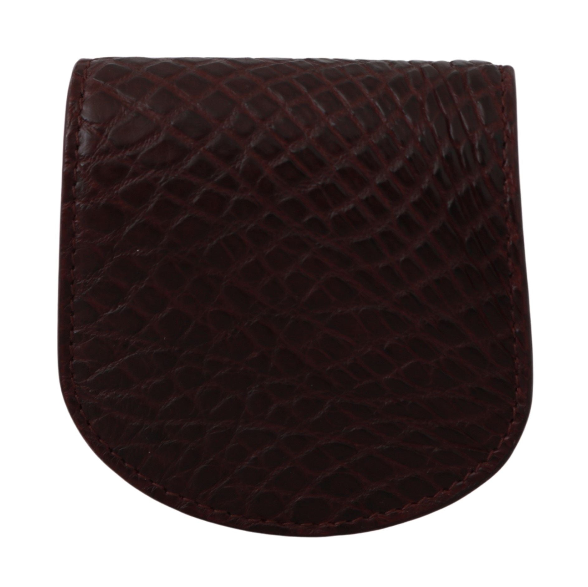 Brown Exotic Skin Pocket Condom Case Holder Dolce & Gabbana