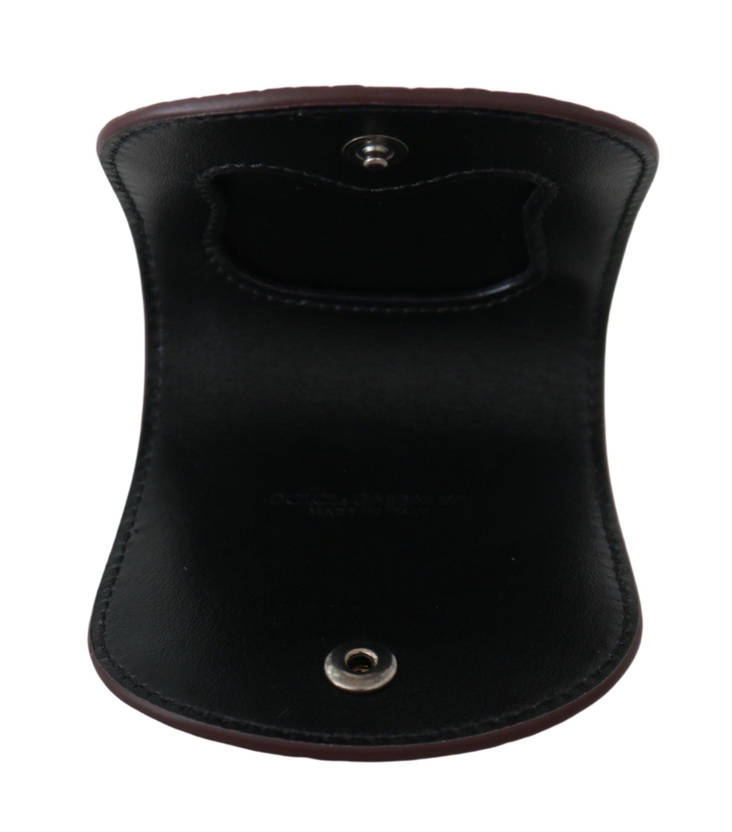 Brown Exotic Skin Pocket Condom Case Holder Dolce & Gabbana