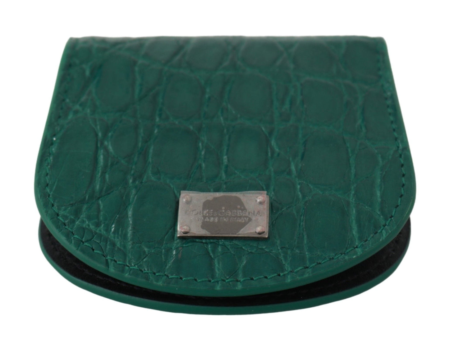 Green Exotic Skins Condom Case Holder Wallet Dolce & Gabbana