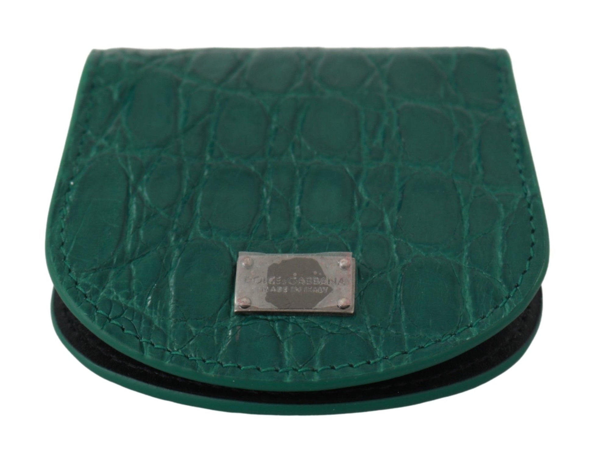 Green Exotic Skins Condom Case Holder Wallet Dolce & Gabbana