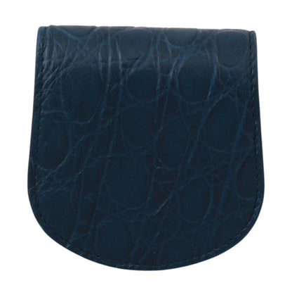 Blue Leather Holder Pocket Condom Case Dolce & Gabbana