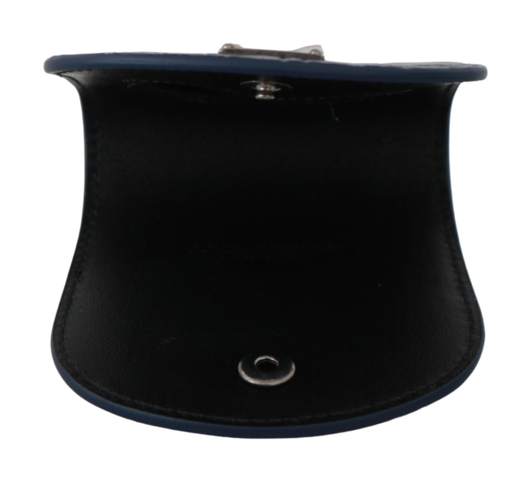 Blue Leather Holder Pocket Condom Case Dolce & Gabbana