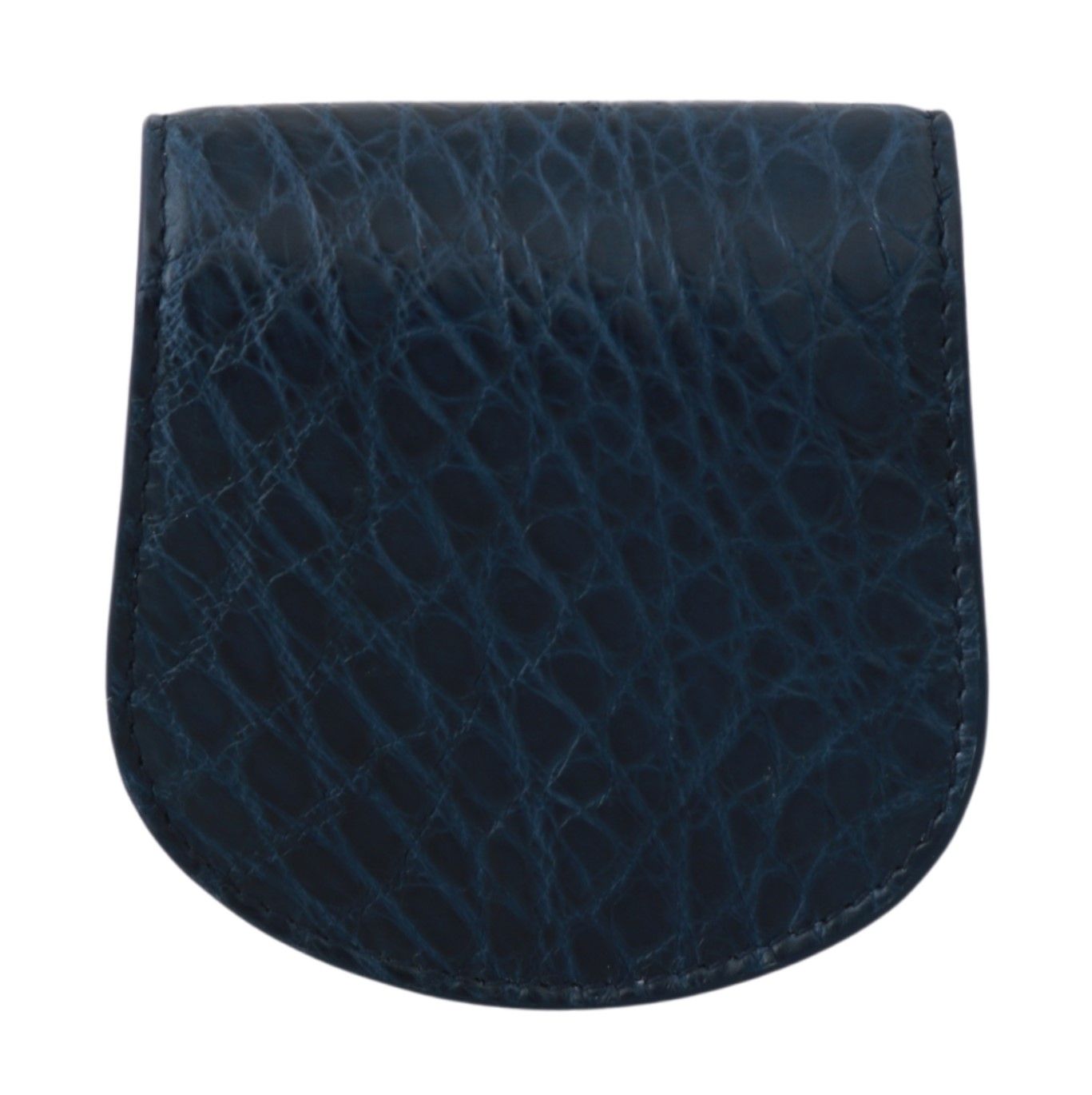 Blue Holder Pocket Wallet Blue Exotic Skin Condom Case Dolce & Gabbana
