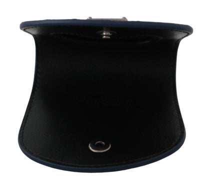 Blue Holder Pocket Wallet Blue Exotic Skin Condom Case Dolce & Gabbana