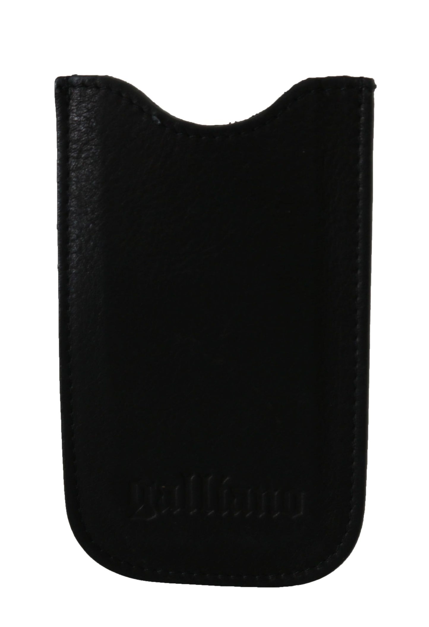 Black Leather Multifunctional Men ID Bill Card Holder Wallet John Galliano