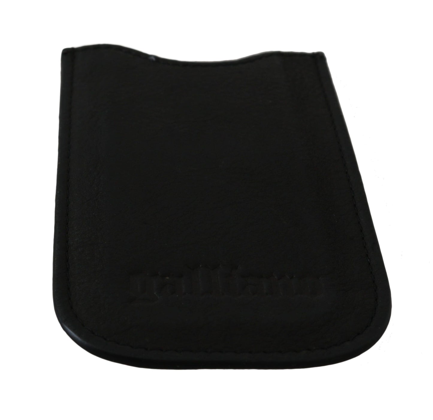 Black Leather Multifunctional Men ID Bill Card Holder Wallet John Galliano