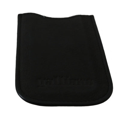 Black Leather Multifunctional Men ID Bill Card Holder Wallet John Galliano