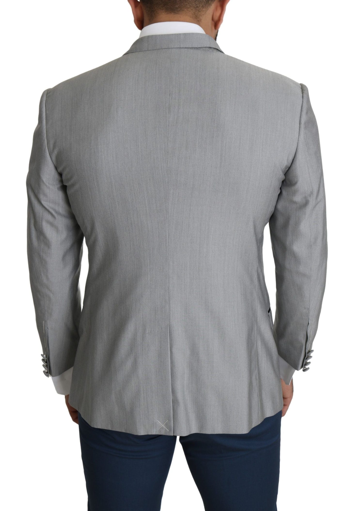 Light Gray Single Breasted SARTORIA Blazer Dolce & Gabbana