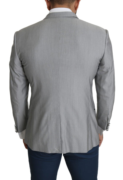 Light Gray Single Breasted SARTORIA Blazer Dolce & Gabbana