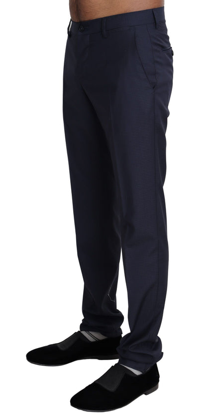 Navy Blue Dress Formal Men Trouser Pants Dolce & Gabbana