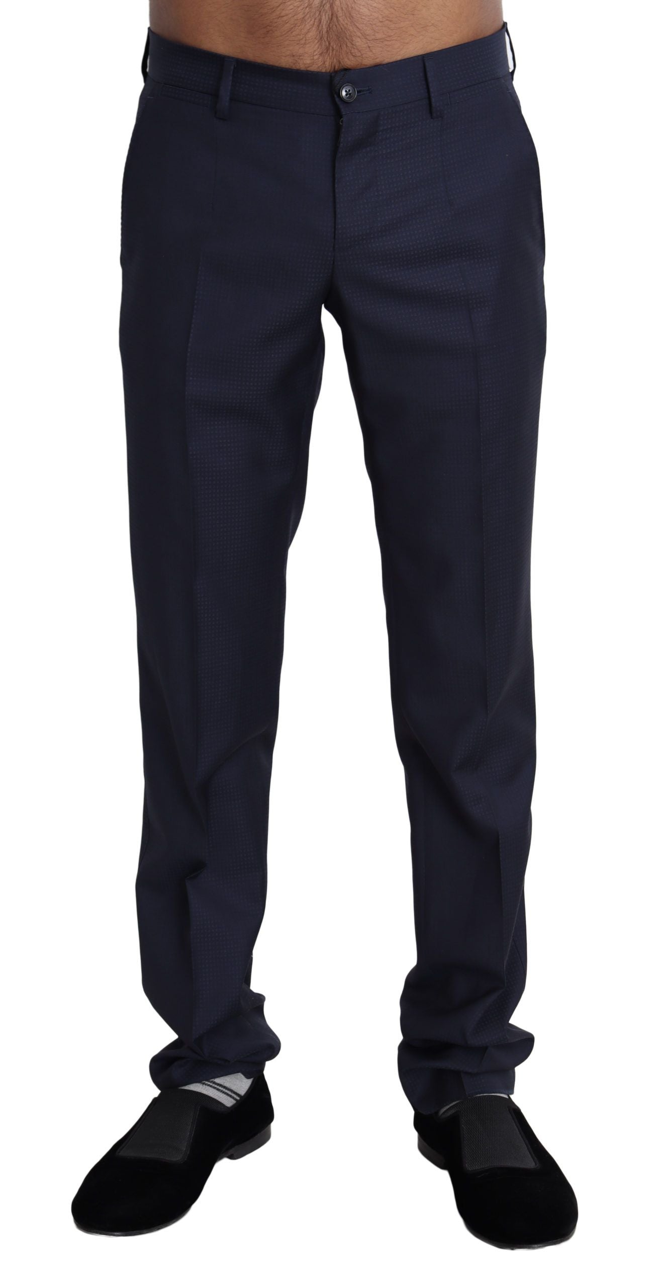 Navy Blue Dress Formal Men Trouser Pants Dolce & Gabbana