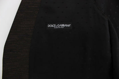 Black Wool Logo Dress Gilet Vest Dolce & Gabbana