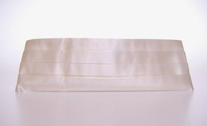 White Waist Tuxedo Smoking Belt Cummerbund Dolce & Gabbana