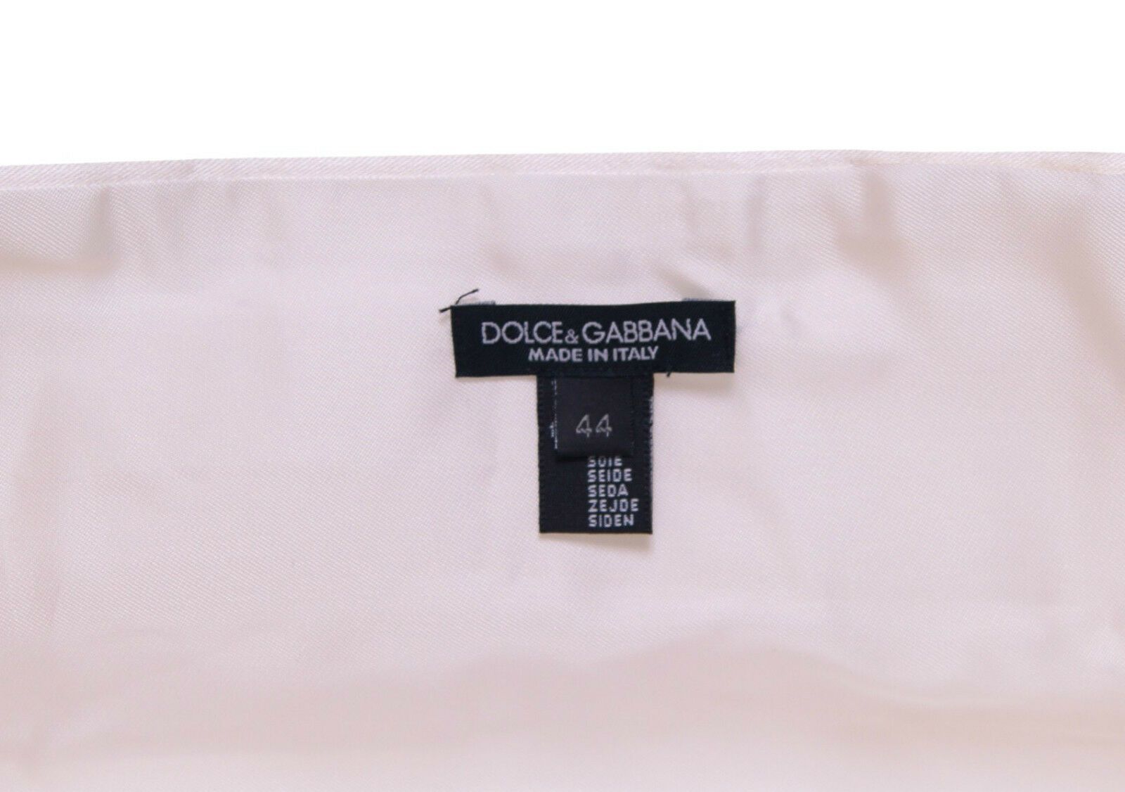 White Waist Tuxedo Smoking Belt Cummerbund Dolce & Gabbana