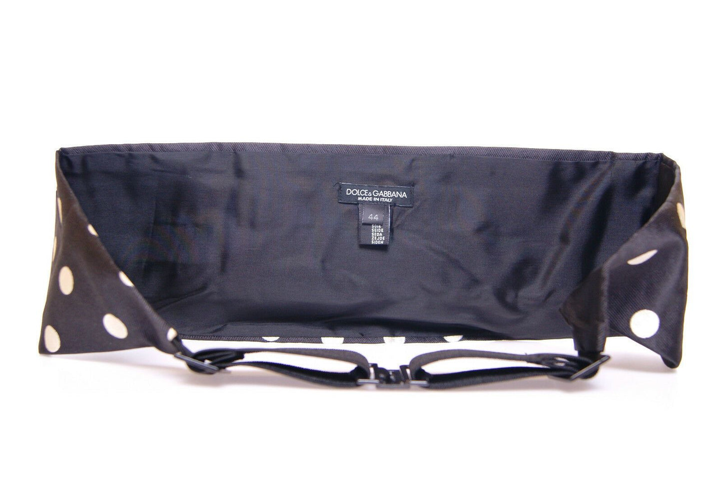 Black Waist Smoking Tuxedo Cummerbund Belt Dolce & Gabbana