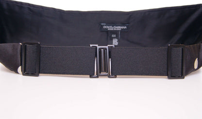 Black Waist Smoking Tuxedo Cummerbund Belt Dolce & Gabbana